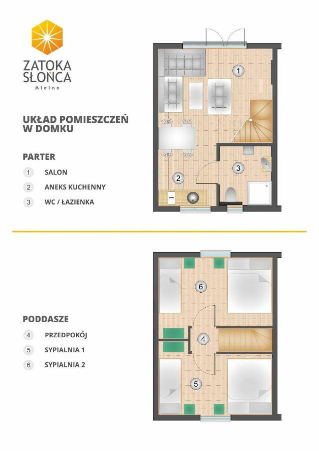 Zatoka Slonca - Domki Z Basenem, Wifi I Parking W Cenie! 梅尔诺 外观 照片
